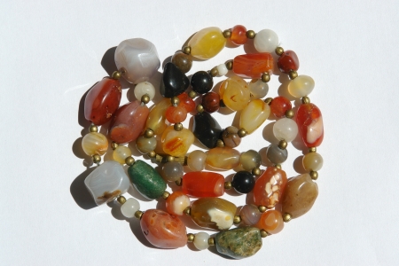 beads made of semiprecious stones                           の写真素材