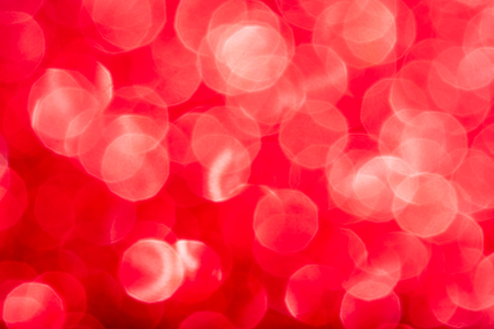 Bokeh lights red texture. New year background.の写真素材