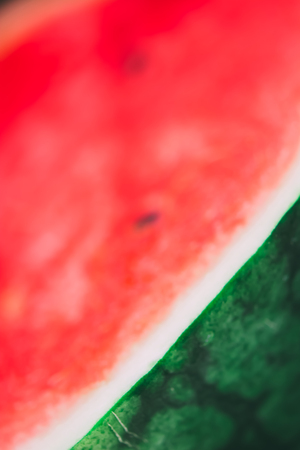 Abstract fruit blurred background. Watermelon macro photography. Beautiful backdrop for for webdesignの写真素材