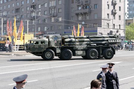 9 of Mai 2010. Parade in Moscow in honour of Victory in the Second Warold Warのeditorial素材