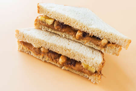 sandwich chicken with tomato and cucumberの写真素材