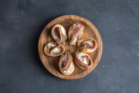 Marinera typical tapa in spain