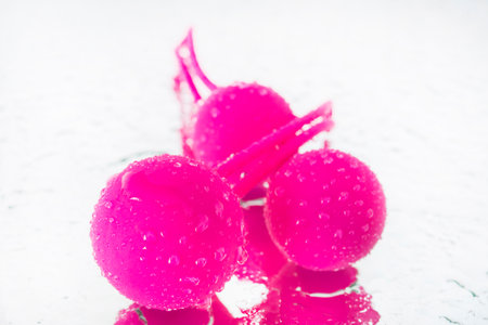 wet chinese ballsの写真素材