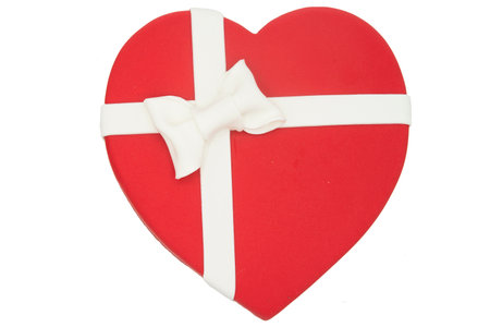 Cookies with heart shape for weddings or valentines dayの写真素材