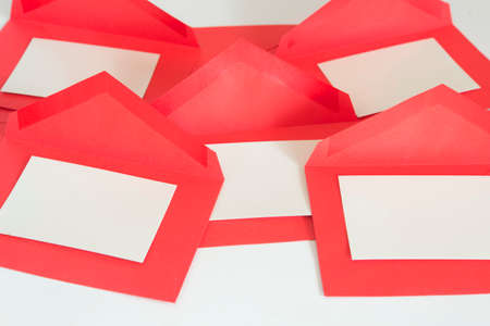 envelope letter pattern whie background