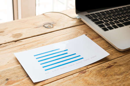 working economist financial analytics papersの写真素材