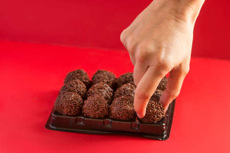 Brigadeiro is a typical sweet of Brazilian gastronomy