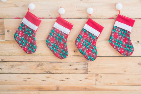 socks for christmas timeの写真素材
