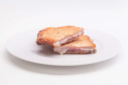 San jacobo, booklet (steak filled cheese ham)