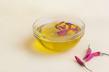 Oil chilli with multiple propertiesの写真素材