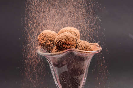 The chocolate truffle is a sweet with an appearance and taste similar to the bonbon