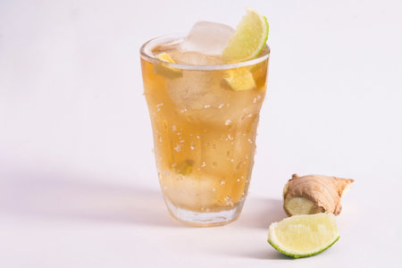 Rose Water Iced Tea for summerの写真素材