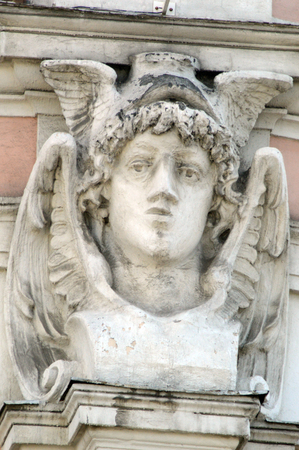 The head of the god Hermesの写真素材