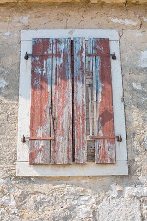 An old world window from the Italian countryside
