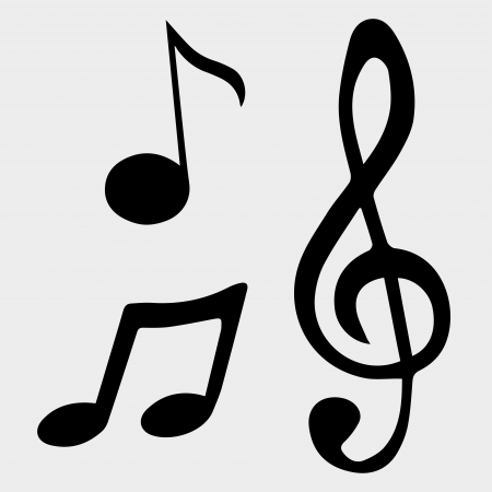 illustration music note symbolsのイラスト素材