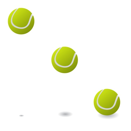Tennis ballsのイラスト素材