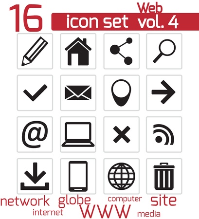 Website and Internet Iconsのイラスト素材