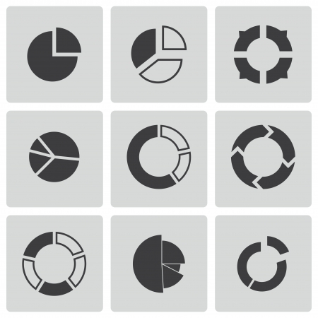 black people search icons setのイラスト素材
