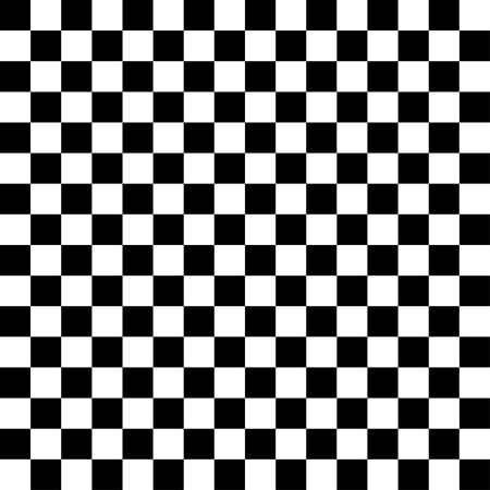 Vector checker chess square abstract background. Black and White Squaresのイラスト素材