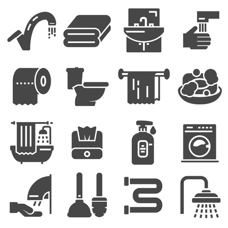 Toilet icon. Bathroom icon. Restroom icon. Vector Illustration.のイラスト素材