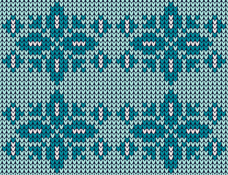 Knitted seamless pattern.のイラスト素材