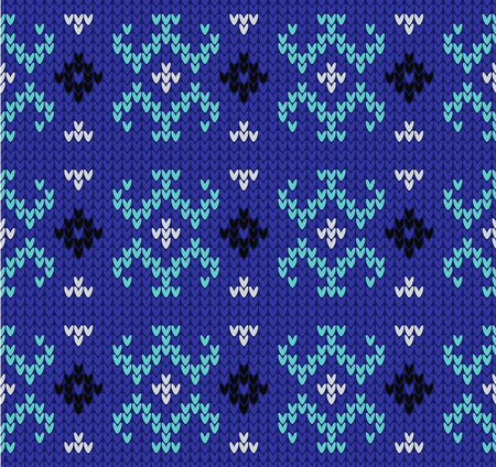 Knitted seamless pattern. isolated on plain backgroundのイラスト素材