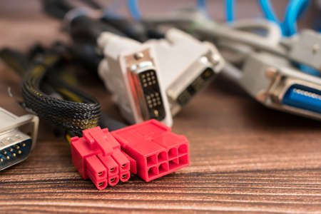 Connector and cable for connecting and supplying power to the motherboard of a personal computer