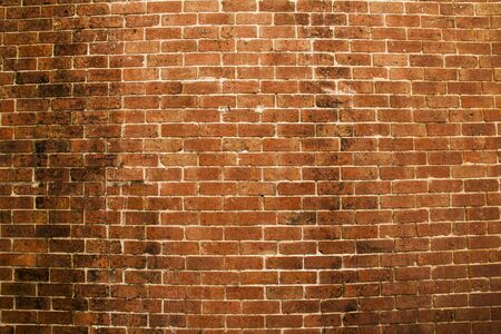 Aged brick wall textureの写真素材