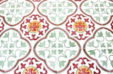 Moroccan style ceramic mosaic