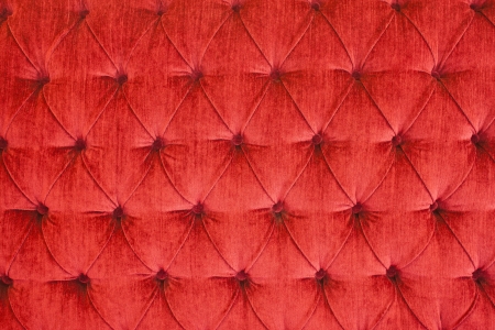Red button sofaの写真素材