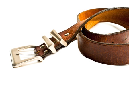 Leather belt for menの写真素材