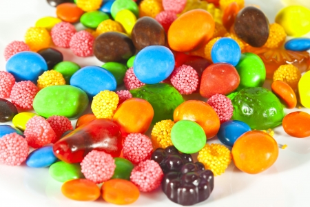 colorful candyの写真素材