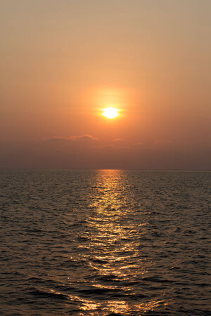 sea,sun set の写真素材
