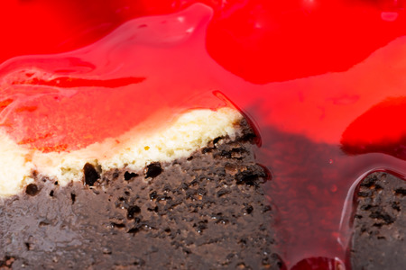 Strawberry cheesecakeの写真素材