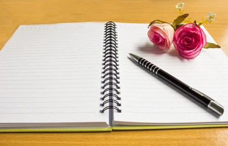 Open a blank white notebook