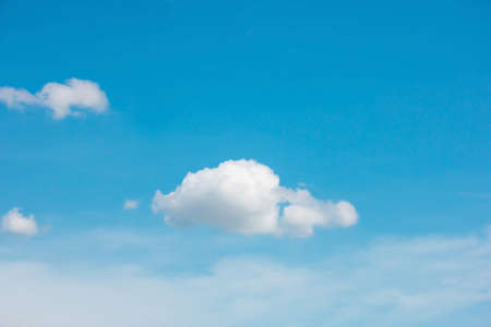 clouds in the blue skyの写真素材