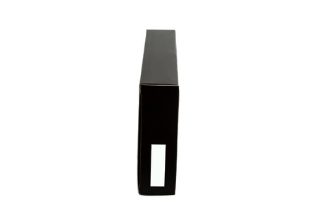 black box on white backgroundの写真素材