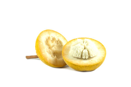 Santol fruit isolated on white background