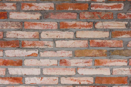 old red brick wall texture background