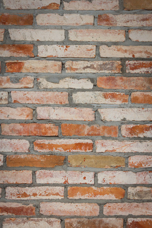 old red brick wall texture backgroundの写真素材