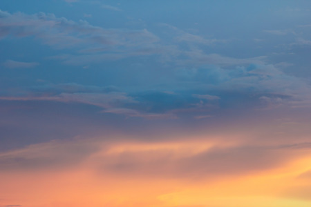 Colorful sky and sunrise. Natural landscapeの写真素材