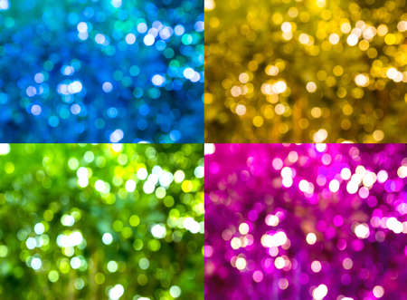Mixed bokeh abstract light backgroundsの写真素材