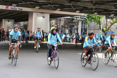 Bangkok, Thailand - 16 August 2015: Bike for Mom, event set by Thai Government to cerebrate birthday...