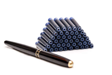 A pen with a lot of ink for your perfect school starting の写真素材