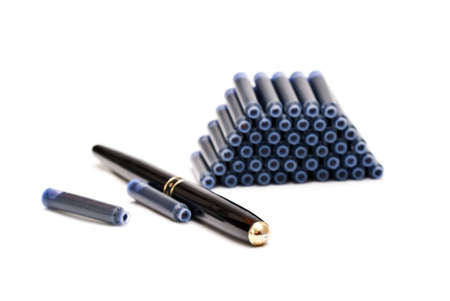 A pen with a lot of ink for your perfect school starting の写真素材