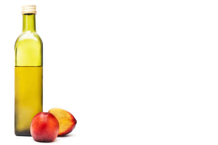 Juice with peach for your healthy lifeの写真素材