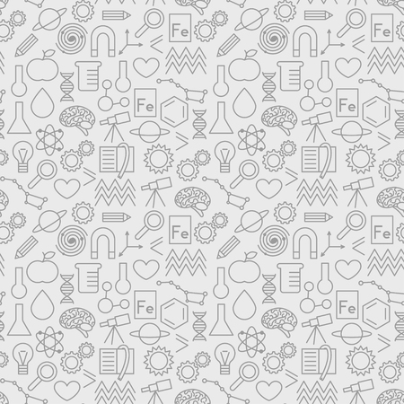 Science patternのイラスト素材