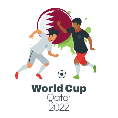 Soccer championship design element or card.のイラスト素材