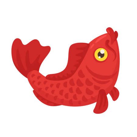 fish symbol of a Chinese New Year.のイラスト素材