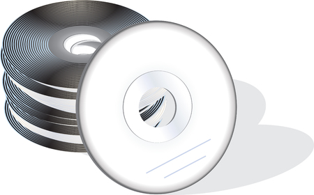 Compact disksのイラスト素材